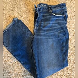 Women’s high rise, skinny kick jeans